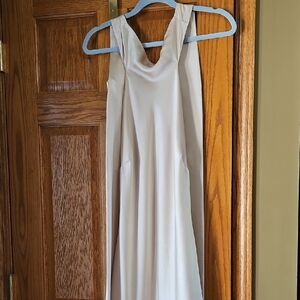 Show Me Your MuMu Cream Backless Dress, Size L